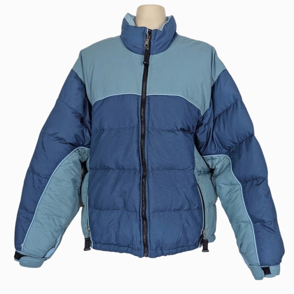 NIKE ACG Vintage 90s 2 Thermal Layer Down Puffer Coat in Lunar Lake Sz M